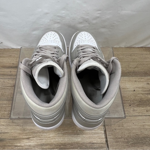 Air Jordan 1 Mid 'College Grey / Linen' Mens sz 9 - Picture 8 of 12